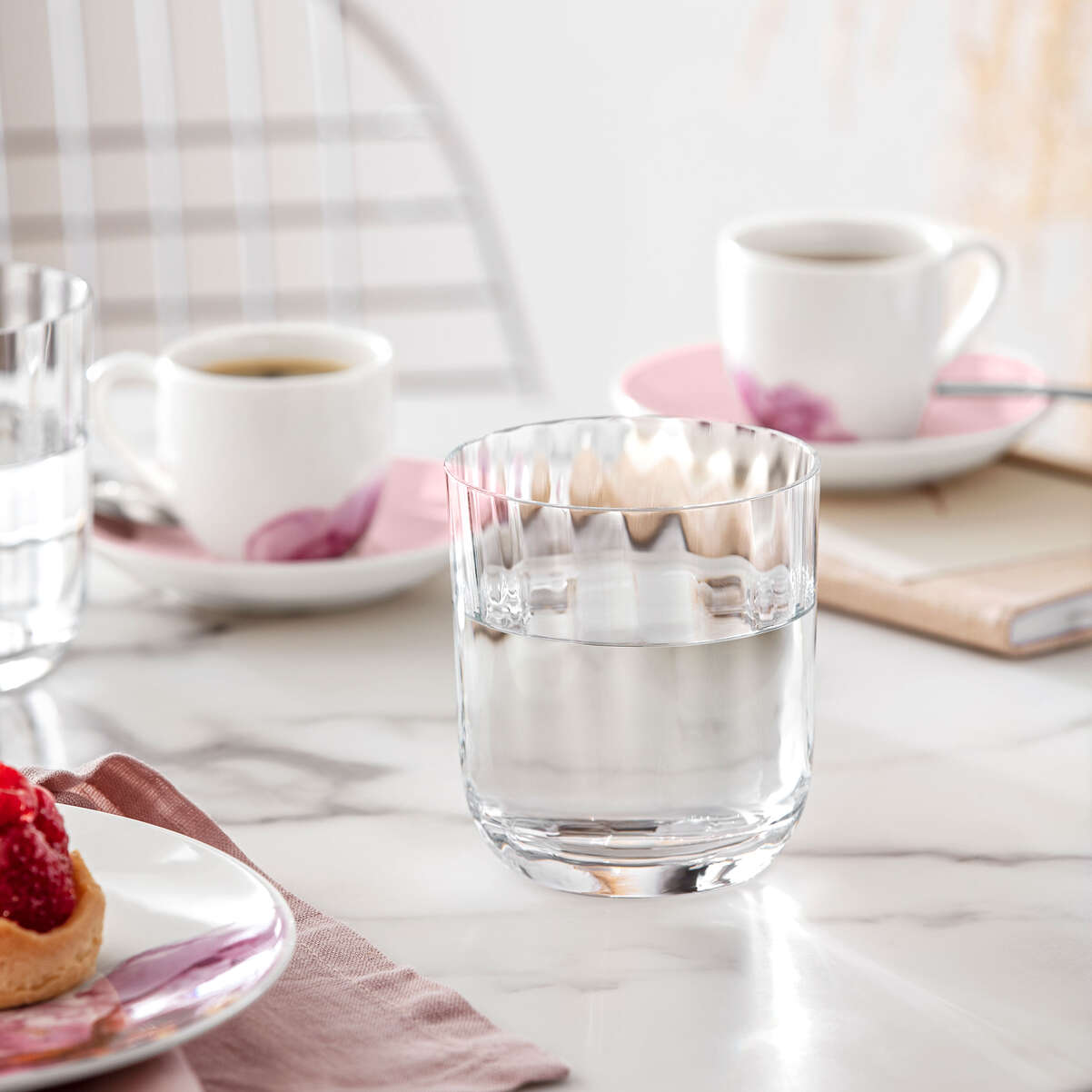 Villeroy Boch Rose Garden Wasserglas, 4-teilig