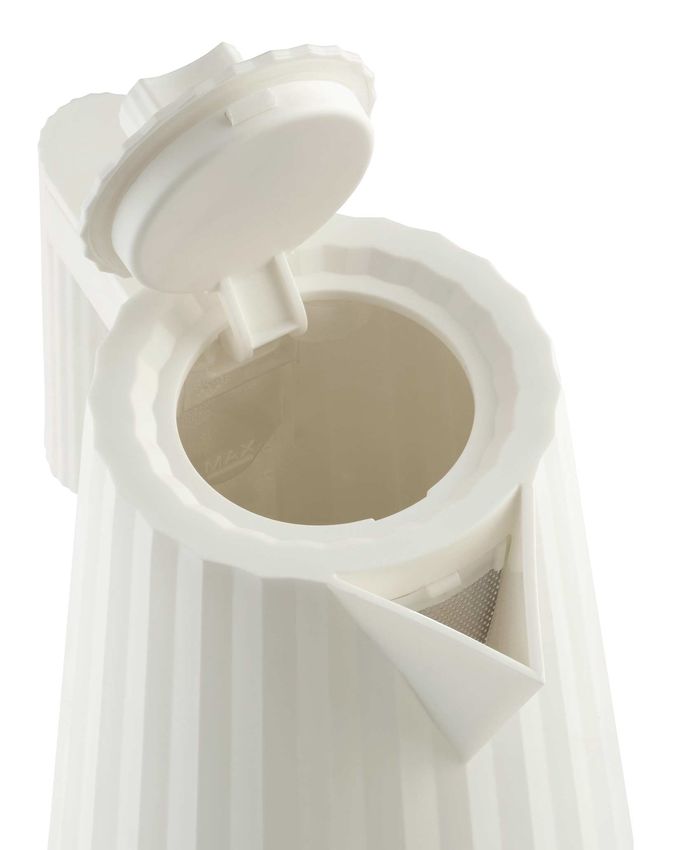 Alessi Plissé Elektrischer Wasserkocher weiss