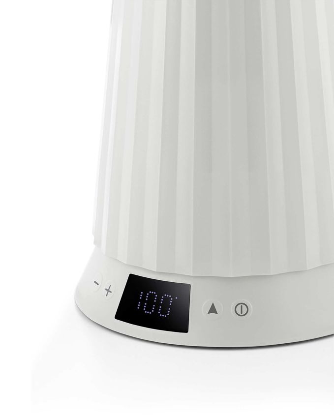 Alessi Plissé Elektrischer Wasserkocher weiss