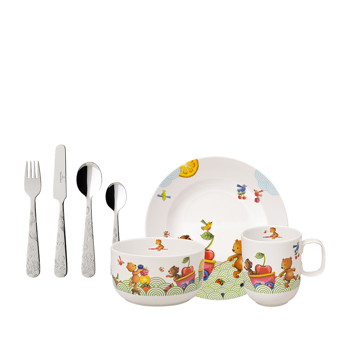 Kiddy Bears Kindergeschirr-Set 7tlg.