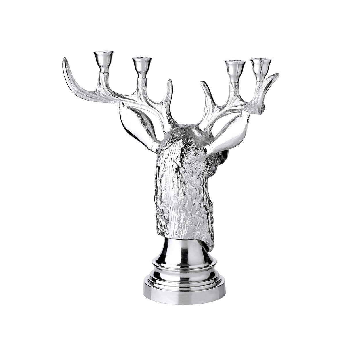 Kerzenhalter Hirsch für 2 Stabkerzen