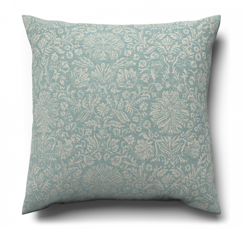 Dekokissen Fleur Royale, Artic Blue