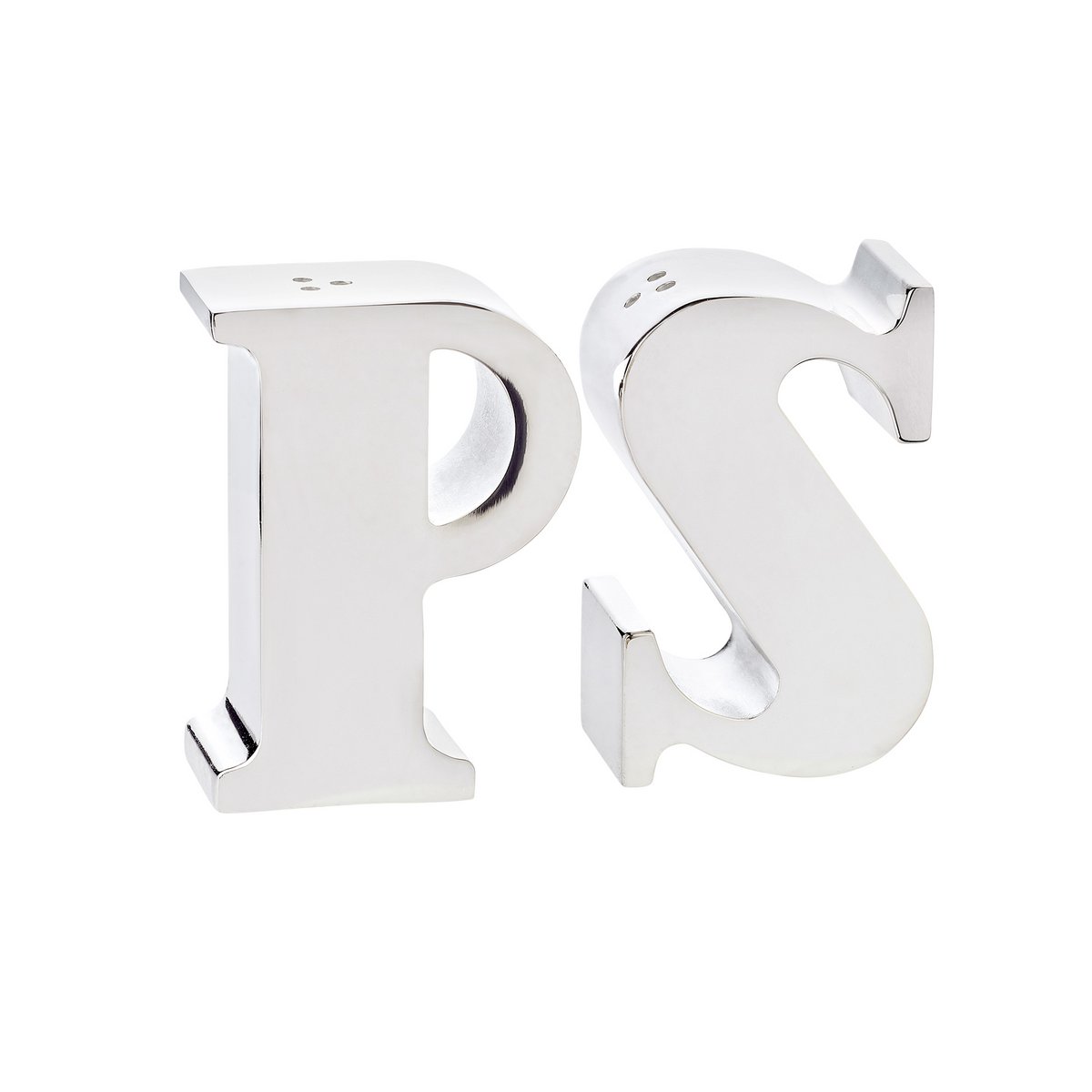 Salz- & Pfefferstreuer Favre, Buchstaben P & S