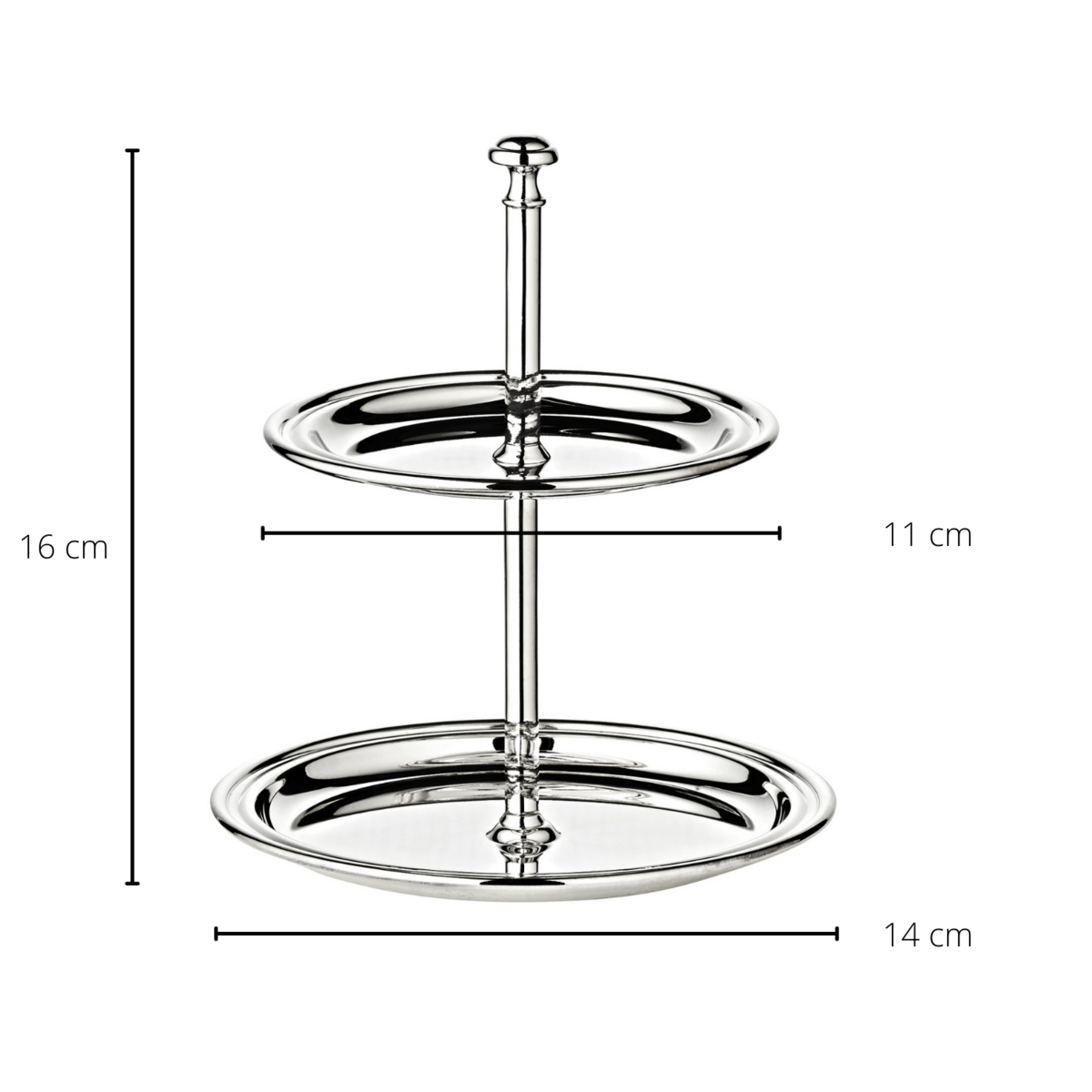 EDZARD Etagere, 2 Ebenen, H. 16 cm
