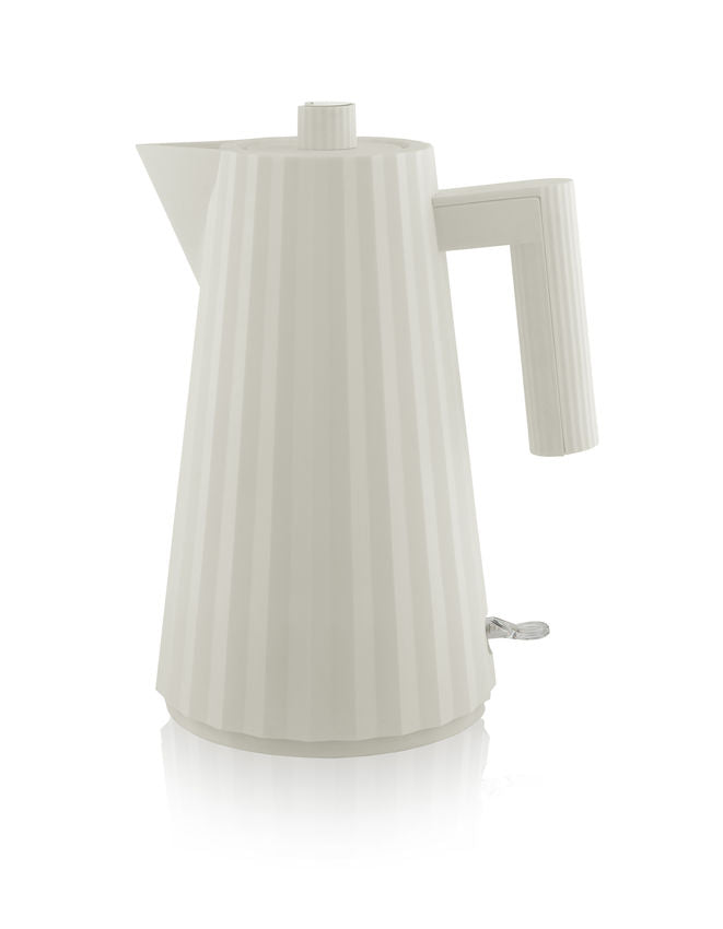 Alessi Plissee Wasserkocher, weiss