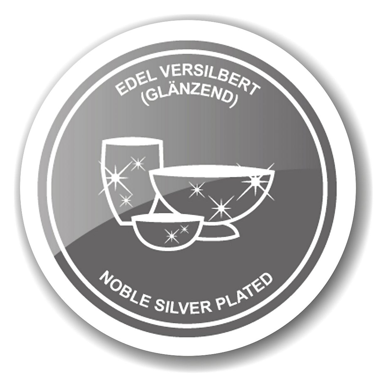 Nussknacker Walnuss, edel versilbert
