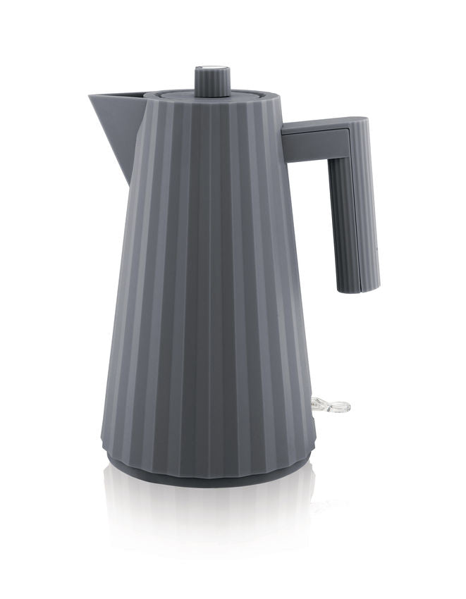 Alessi Plissee Wasserkocher, grau