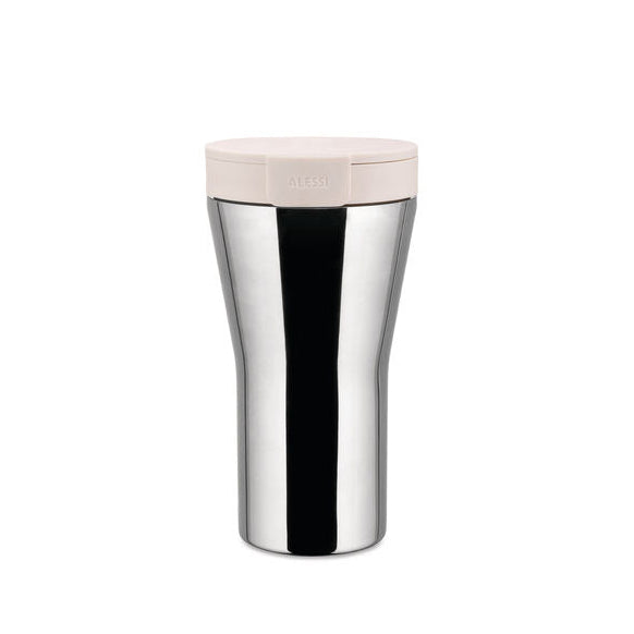 Alessi Caffa Reisebecher, weiss