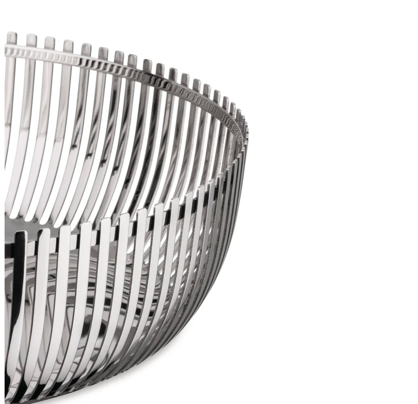 Alessi Korbschale, rund, Edelstahl