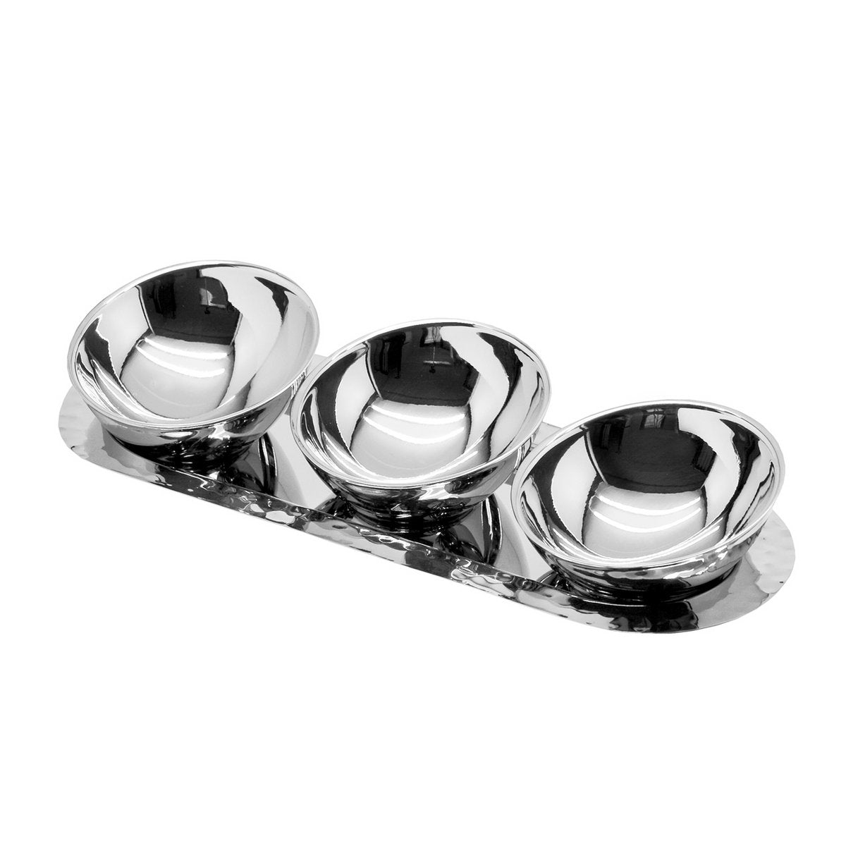 3 Schalen Asti auf Tablett