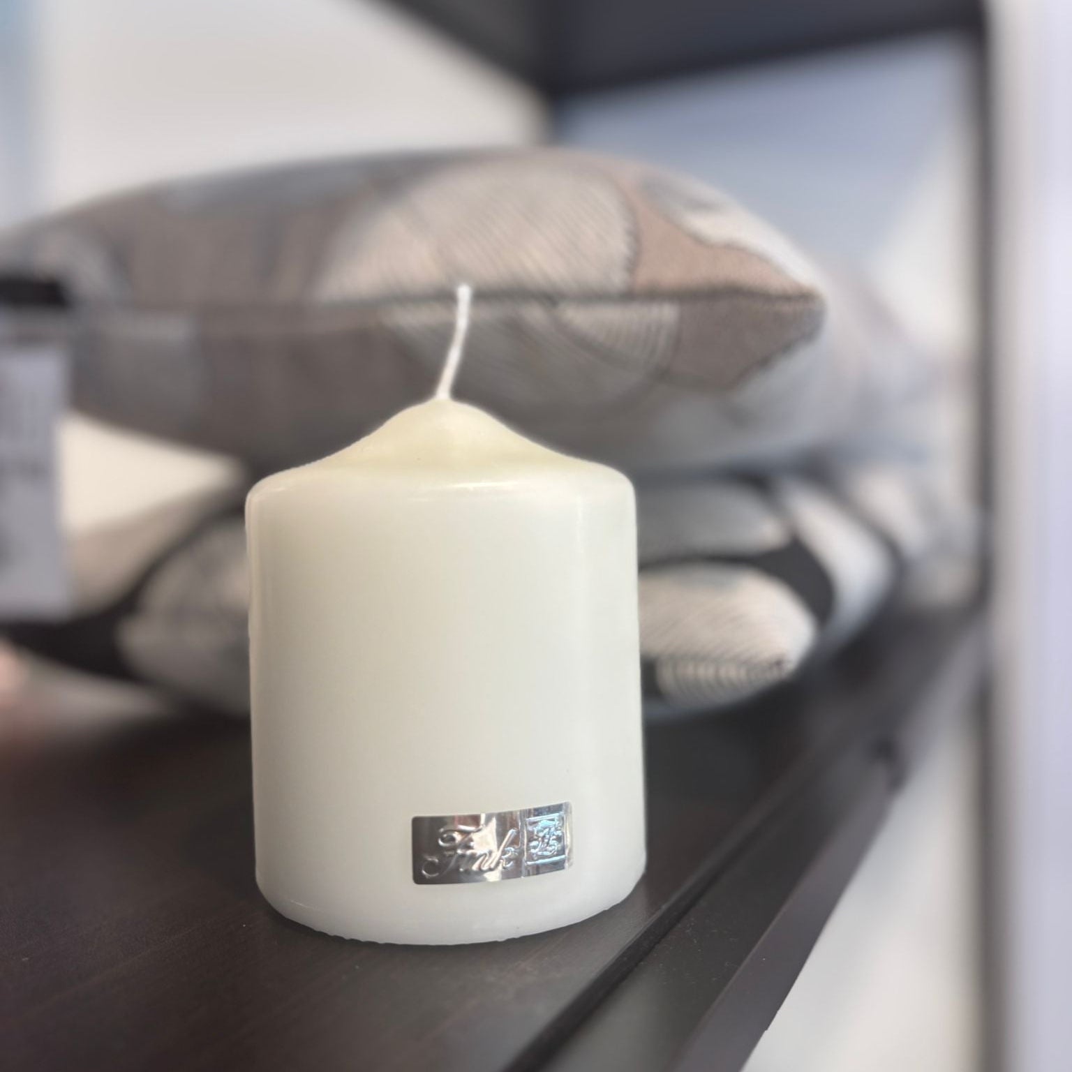 Fink Living CANDLE getauchte Stumpenkerze creme