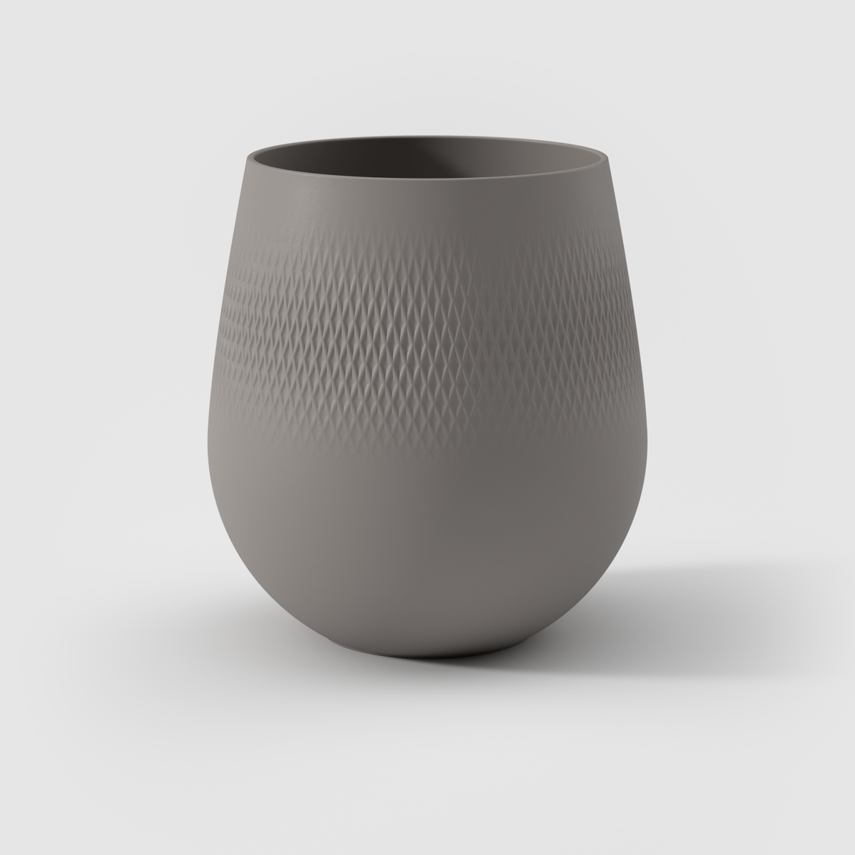 Villeroy Boch Manufacture Vase, Taupe