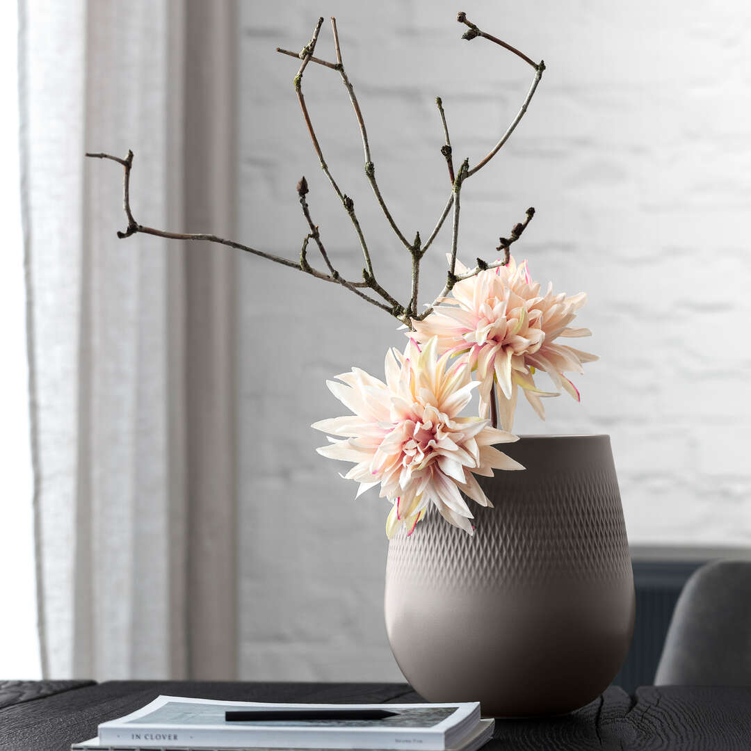 Villeroy Boch Manufacture Vase, Taupe