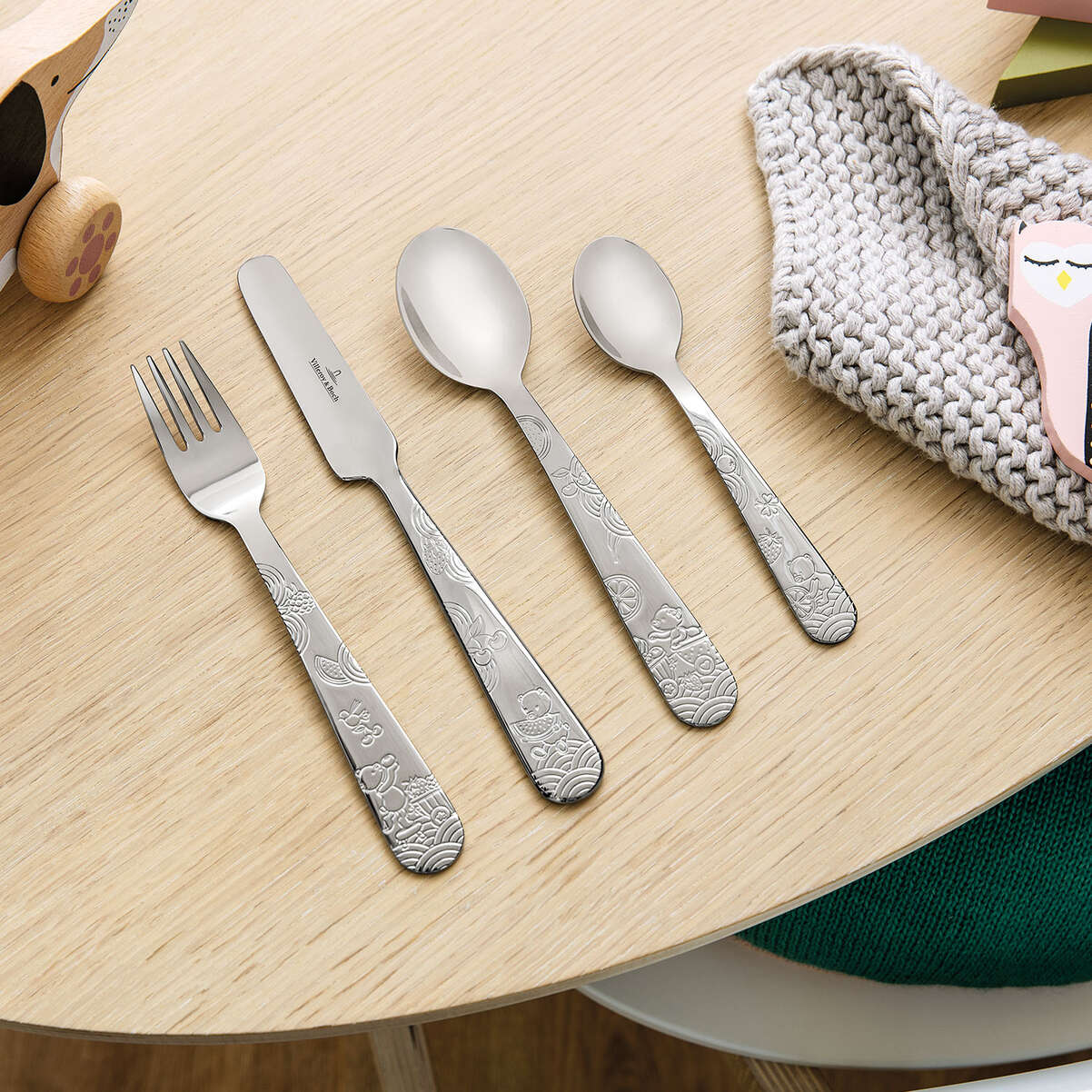 Villeroy Boch Kiddy Bears Kinderbesteck, 4-teilig