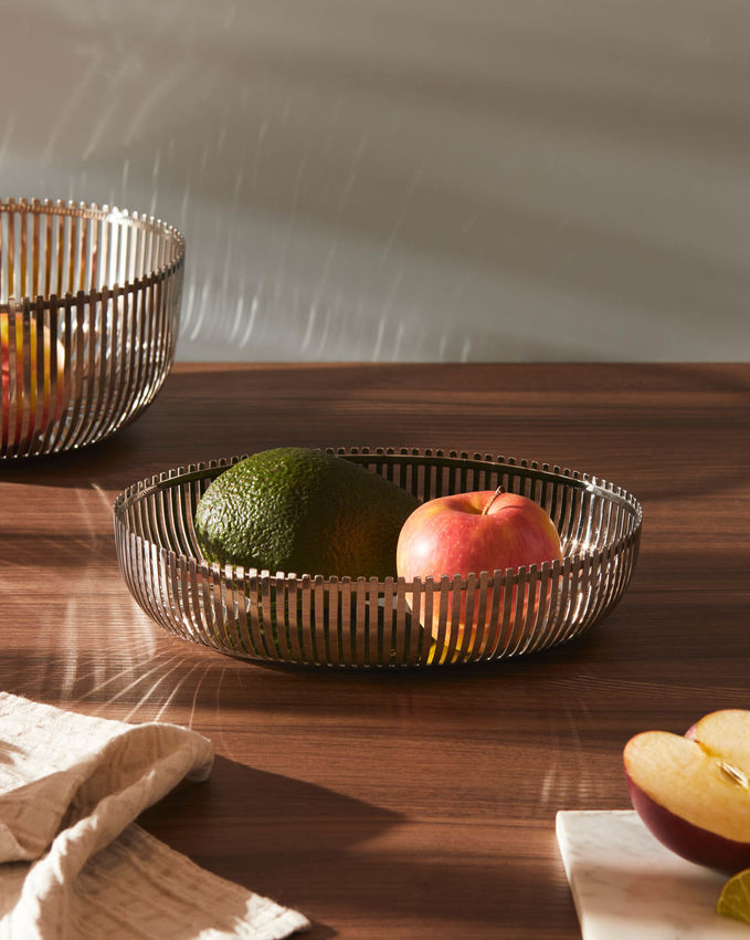 Alessi Korbschale, oval, Edelstahl