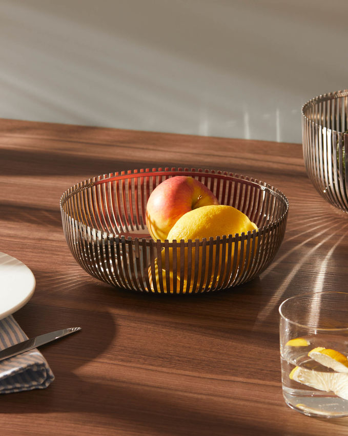 Alessi Korbschale, rund, Edelstahl