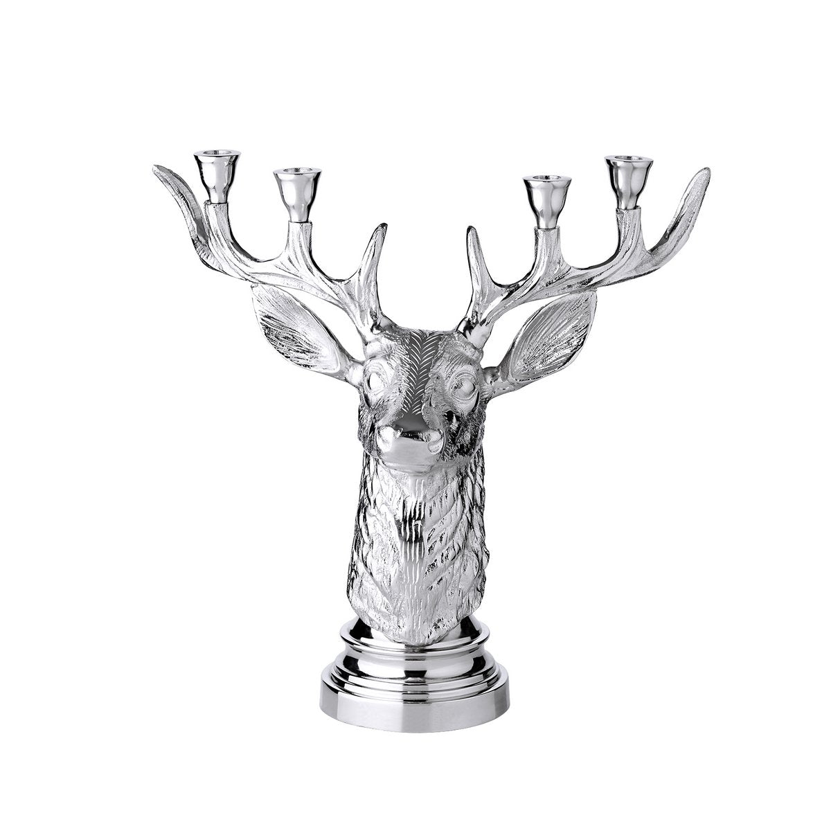 Kerzenhalter Hirsch für 2 Stabkerzen