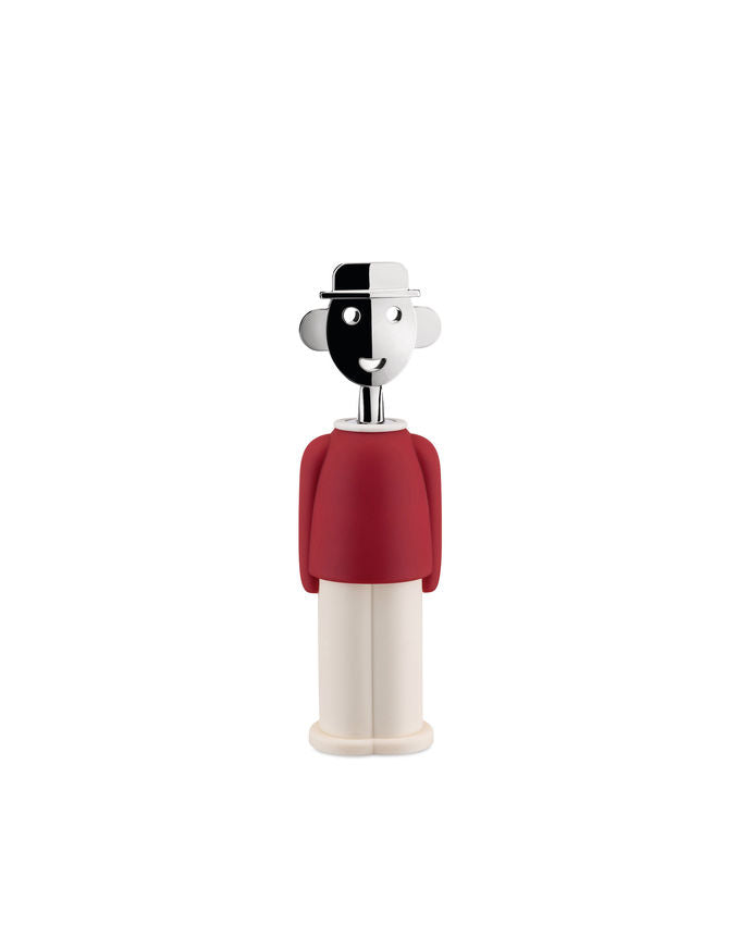 Alessi Alessandro M. Korkenzieher rot