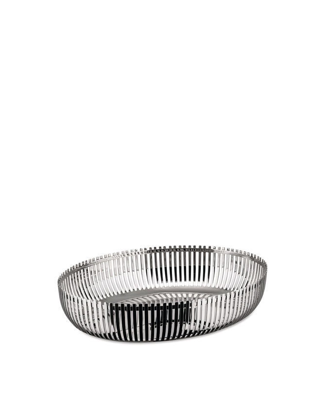 Alessi Korbschale, oval, Edelstahl