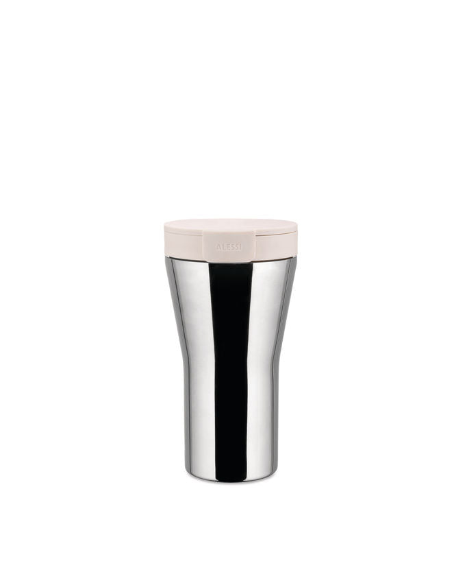 Alessi Caffa Reisebecher, weiss