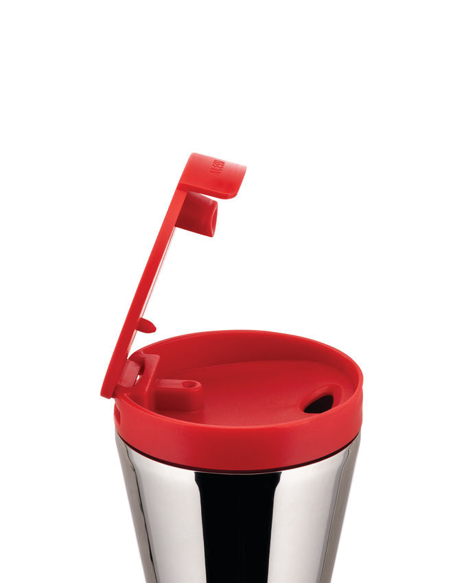 Alessi Caffa Reisebecher, rot