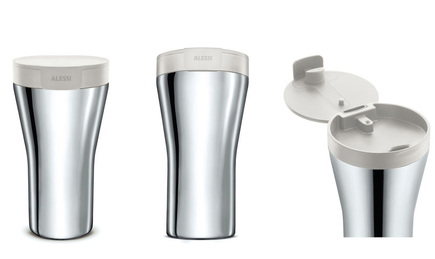 Alessi Caffa Reisebecher weiss.2