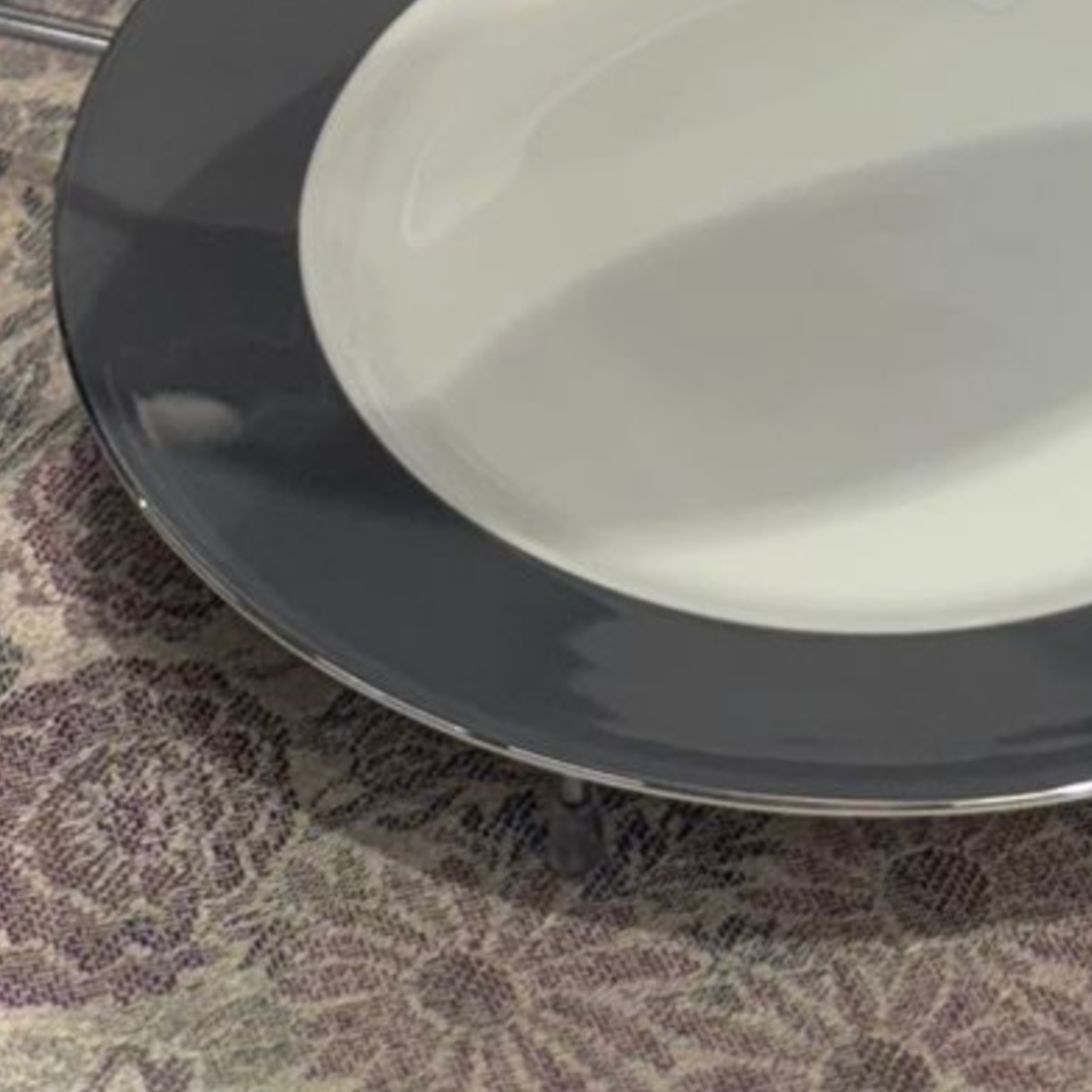 Fink Living MOMENTS Dessertteller grau, 4er-Set