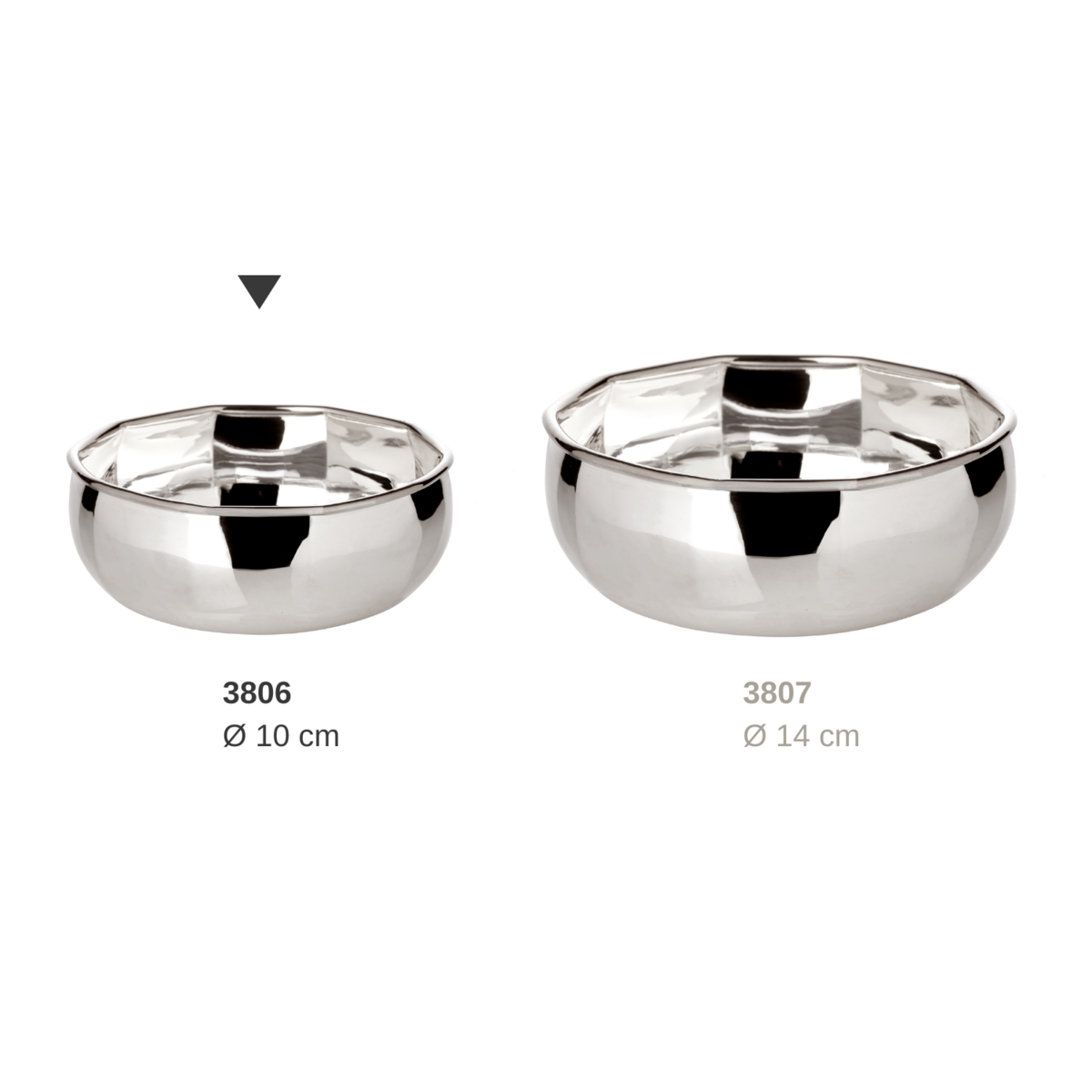 Schale Ten, 10-eckig, Ø 10 cm, H4 cm