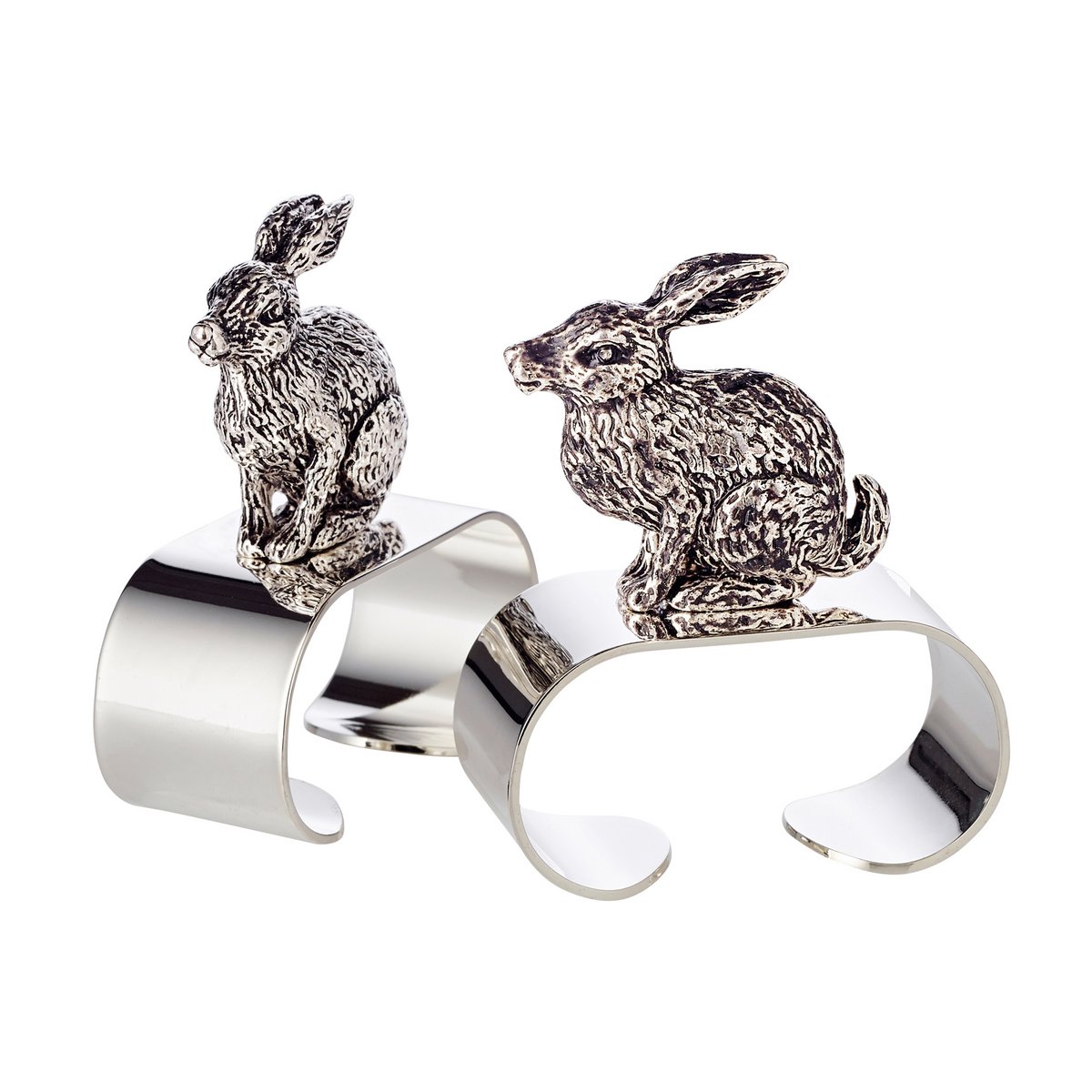 2er Set Serviettenring Hase