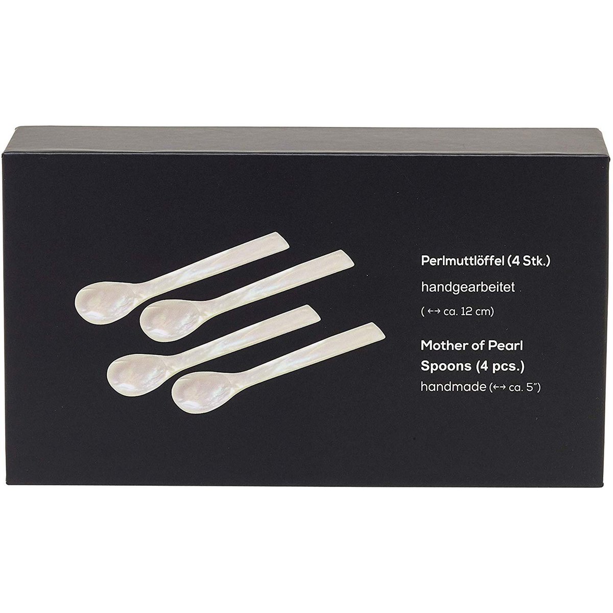 4er-Set Perlmuttlöffel (Kaviar- & Eierlöffel)