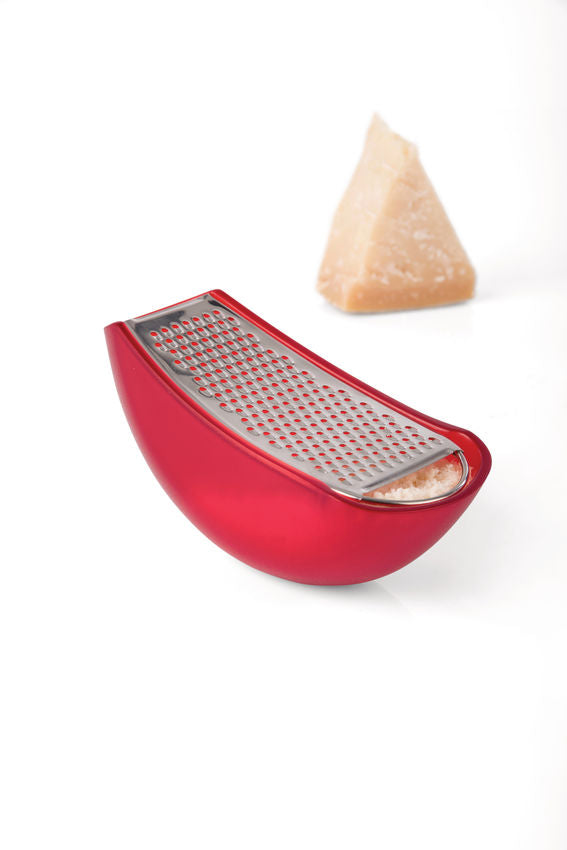 Alessi Parmesan-Käsereibe Parmenid, rot