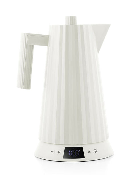 Alessi Plissé Elektrischer Wasserkocher weiss